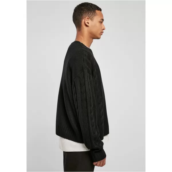  Pulover pentru bărbați URBAN CLASSICS TB5512 NEGRU 