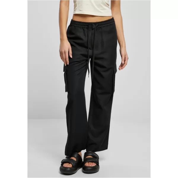  Pantalonii pentru doamne URBAN CLASSICS TB6041 NEGRU 