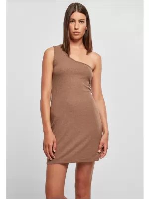 Rochie URBAN CLASSICS TB5972 KAKI ÎNTUNECAT