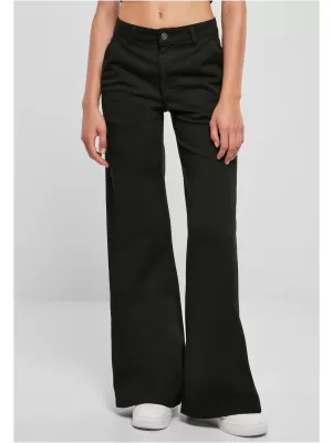 Pantalonii pentru doamne URBAN CLASSICS TB5453 NEGRU