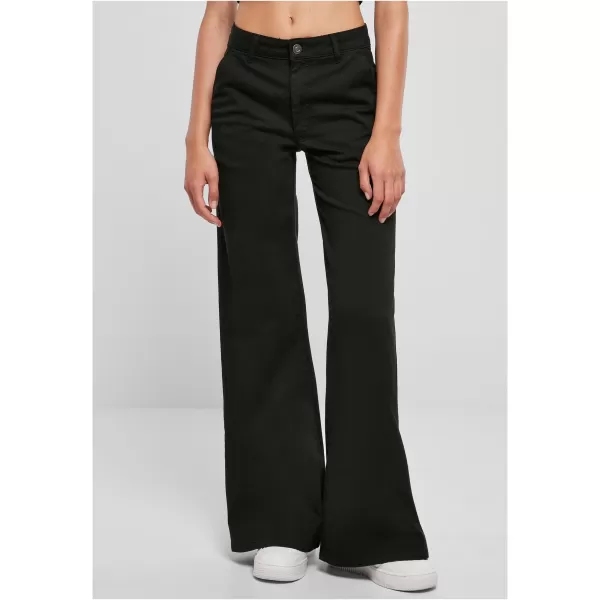  Pantalonii pentru doamne URBAN CLASSICS TB5453 NEGRU 