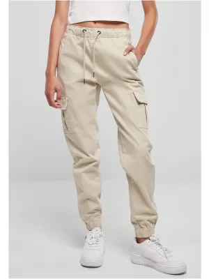Pantalonii pentru doamne URBAN CLASSICS TB4735 IARBĂ MOALE DE MARE