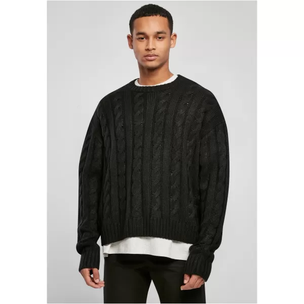 Pulover pentru bărbați URBAN CLASSICS TB5512 NEGRU 