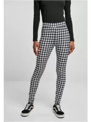 Jambiere URBAN CLASSICS TB4771 BLACK HOUNDSTOOTH
