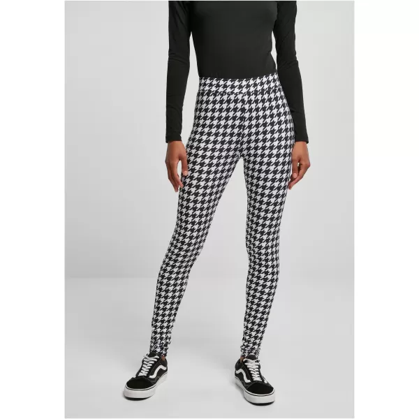  Jambiere URBAN CLASSICS TB4771 BLACK HOUNDSTOOTH 