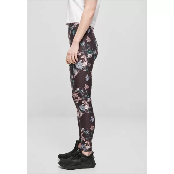  Jambiere URBAN CLASSICS TB4771 FLOARE MOALE NEAGRĂ 