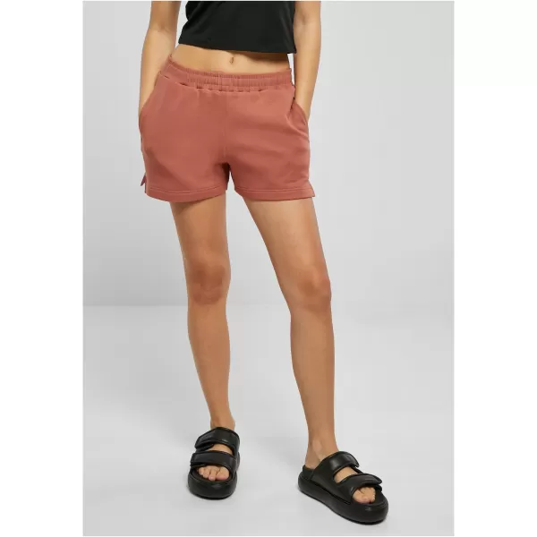  Pantaloni scurți pentru doamne URBAN CLASSICS TB5998 TERACOTĂ 