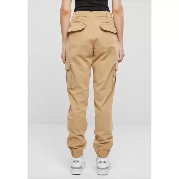  Pantalonii pentru doamne URBAN CLASSICS TB5454 UNIUNE BEIGE 
