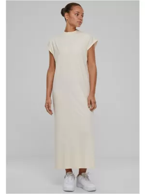 Rochie URBAN CLASSICS TB6027 ALB/NISIP