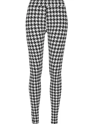 Jambiere URBAN CLASSICS TB4771 BLACK HOUNDSTOOTH