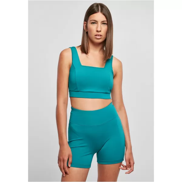  Sutienul doamnei URBAN CLASSICS TB4801 APĂ VERDE 