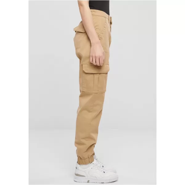  Pantalonii pentru doamne URBAN CLASSICS TB5454 UNIUNE BEIGE 