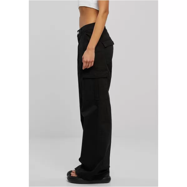  Pantalonii pentru doamne URBAN CLASSICS TB6040 NEGRU 