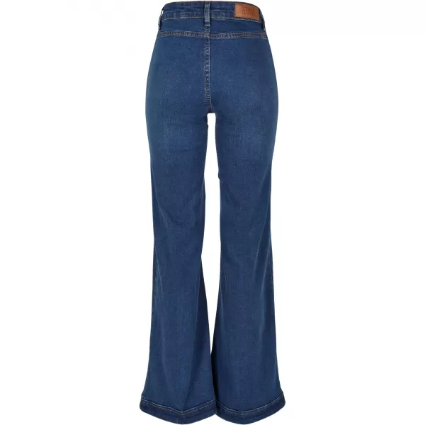  Pantaloni pentru doamne URBAN CLASSICS TB5452 ALBASTRU PROFUND SPĂLAT 