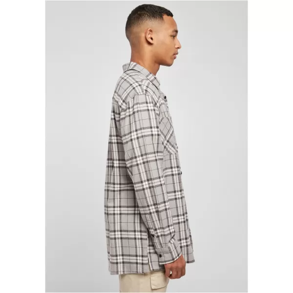  Cămaşă URBAN CLASSICS TB5516 GRI/NEGRU 