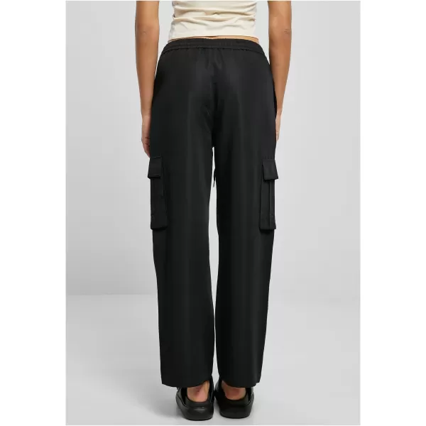  Pantalonii pentru doamne URBAN CLASSICS TB6041 NEGRU 