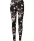 Jambiere URBAN CLASSICS TB4771 FLOARE MOALE NEAGRĂ