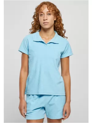 Tricou de damă URBAN CLASSICS TB5979 ALBASTRU BALTIC