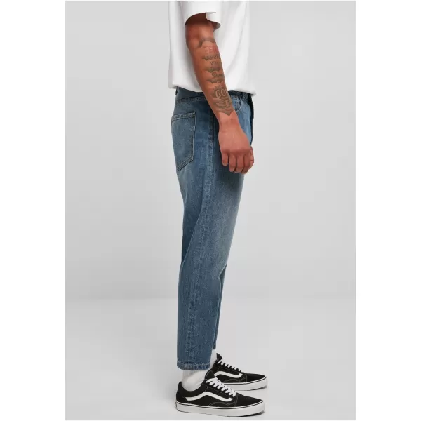  Blugi URBAN CLASSICS TB5591 MID DEEP BLUE 