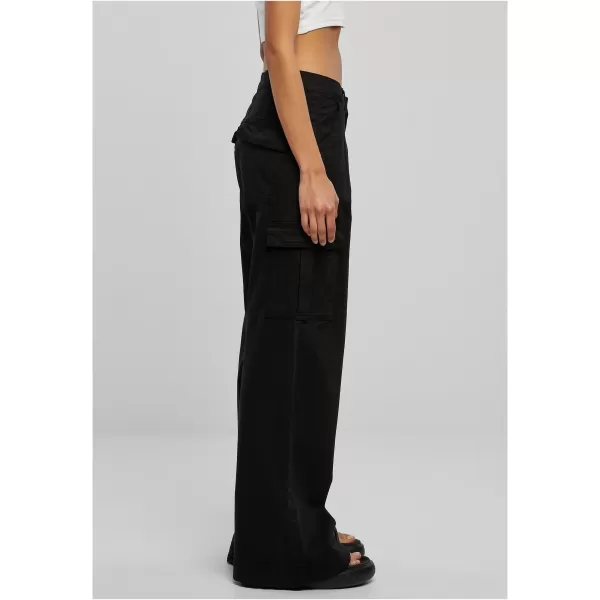  Pantalonii pentru doamne URBAN CLASSICS TB6040 NEGRU 