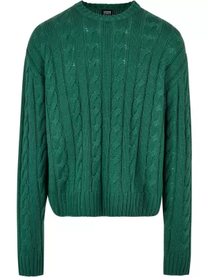 Pulover pentru bărbați URBAN CLASSICS TB5512 VERDE