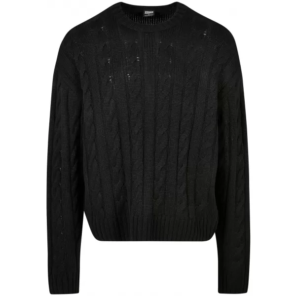  Pulover pentru bărbați URBAN CLASSICS TB5512 NEGRU 