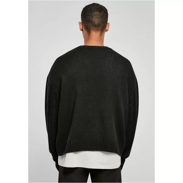 Pulover pentru bărbați URBAN CLASSICS TB5512 NEGRU 