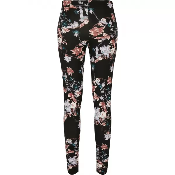  Jambiere URBAN CLASSICS TB4771 FLOARE MOALE NEAGRĂ 