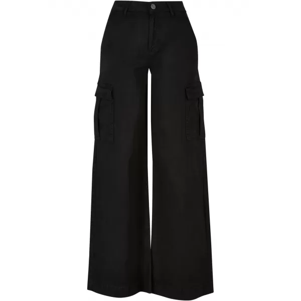  Pantalonii pentru doamne URBAN CLASSICS TB6040 NEGRU 