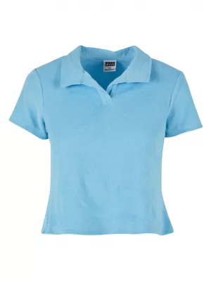Tricou de damă URBAN CLASSICS TB5979 ALBASTRU BALTIC