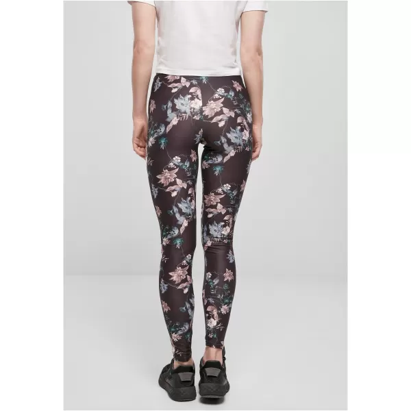  Jambiere URBAN CLASSICS TB4771 FLOARE MOALE NEAGRĂ 