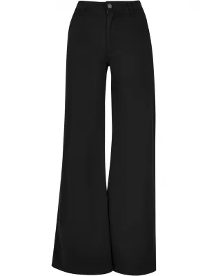 Pantalonii pentru doamne URBAN CLASSICS TB5453 NEGRU