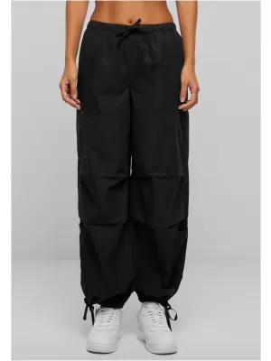 Pantalonii pentru doamne URBAN CLASSICS TB6842 NEGRU