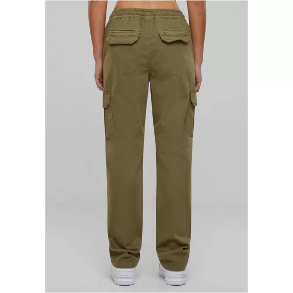  Pantalonii pentru doamne URBAN CLASSICS TB6158 TINI OLIVE 