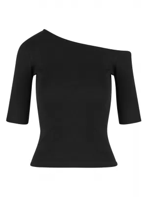 Tricou de damă URBAN CLASSICS TB7096 NEGRU