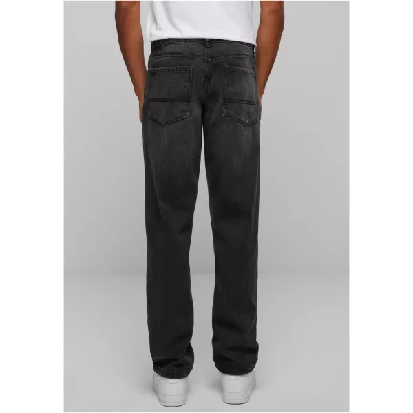  Blugi URBAN CLASSICS TB6396 NEGRU SPĂLAT 
