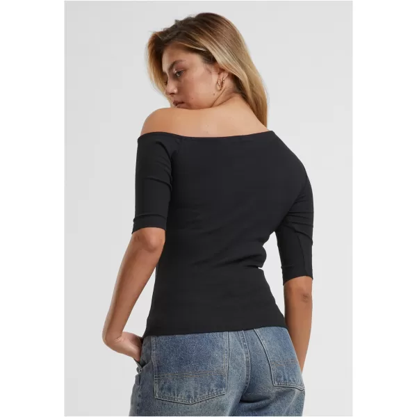  Tricou de damă URBAN CLASSICS TB7096 NEGRU 
