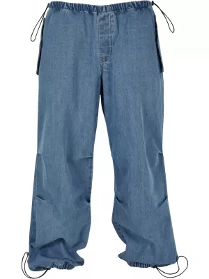 Blugi URBAN CLASSICS TB6354 ALBASTRU DESCHIS SPĂLAT