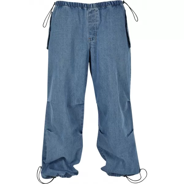  Blugi URBAN CLASSICS TB6354 ALBASTRU DESCHIS SPĂLAT 