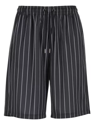 Pantaloni scurţi URBAN CLASSICS TB7384 NEGRU/ALB