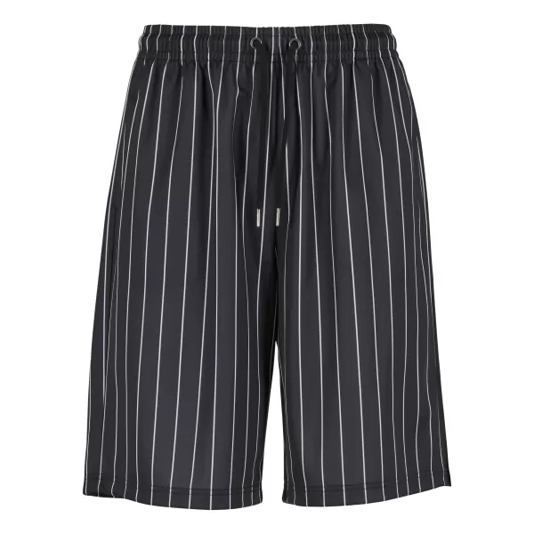  Pantaloni scurţi URBAN CLASSICS TB7384 NEGRU/ALB 