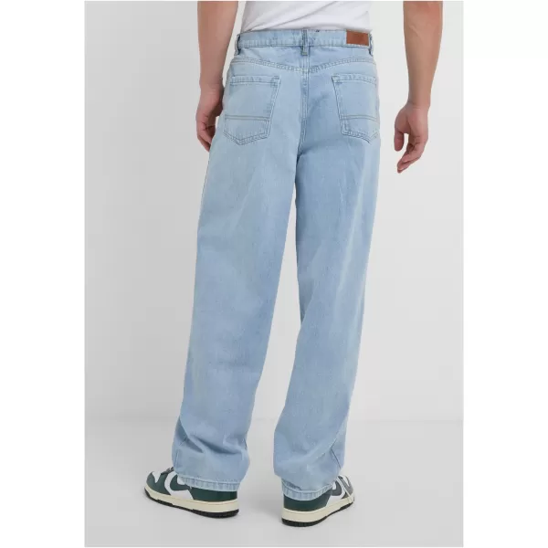  Blugi URBAN CLASSICS TB6398 NOU ALBASTRU DESCHIS SPĂLAT 