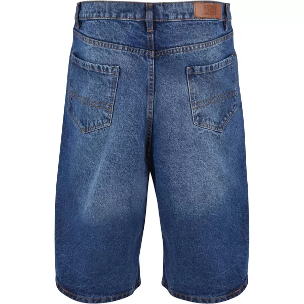  Pantaloni scurţi URBAN CLASSICS TB6639 NOU ALBASTRU MIJLOCIU SPĂLAT 