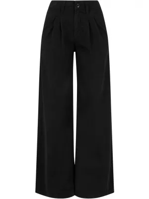 Pantalonii pentru doamne URBAN CLASSICS TB6216 NEGRU