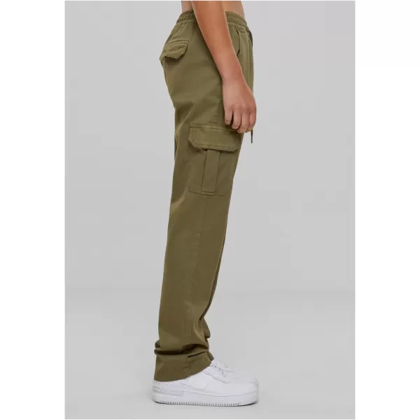  Pantalonii pentru doamne URBAN CLASSICS TB6158 TINI OLIVE 