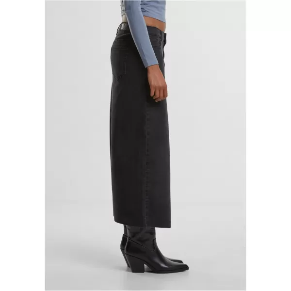  Fusta doamnelor URBAN CLASSICS TB7092 NEGRU SPĂLAT 