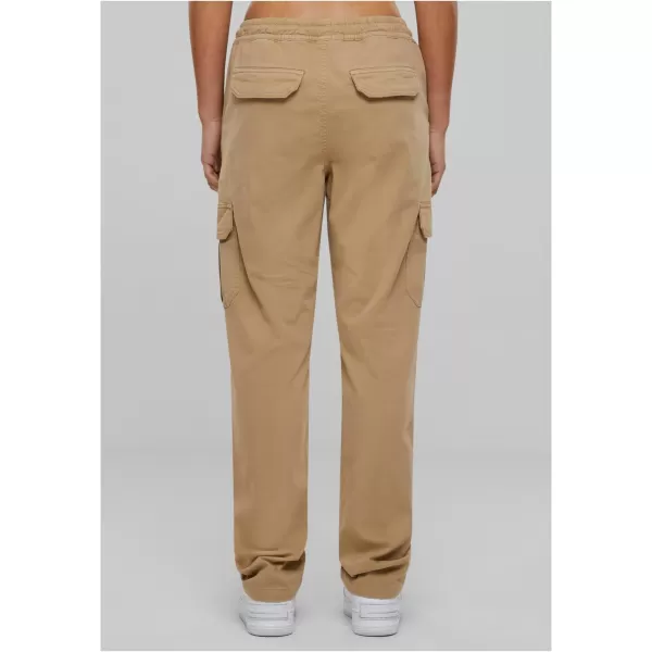  Pantalonii pentru doamne URBAN CLASSICS TB6158 UNIUNE BEIGE 