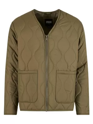 Jachetă pentru bărbați URBAN CLASSICS TB7248 MĂSLINE