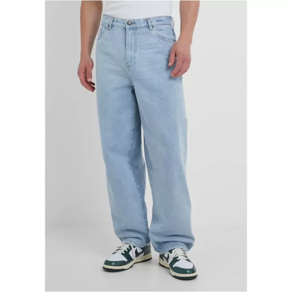  Blugi URBAN CLASSICS TB6398 NOU ALBASTRU DESCHIS SPĂLAT 