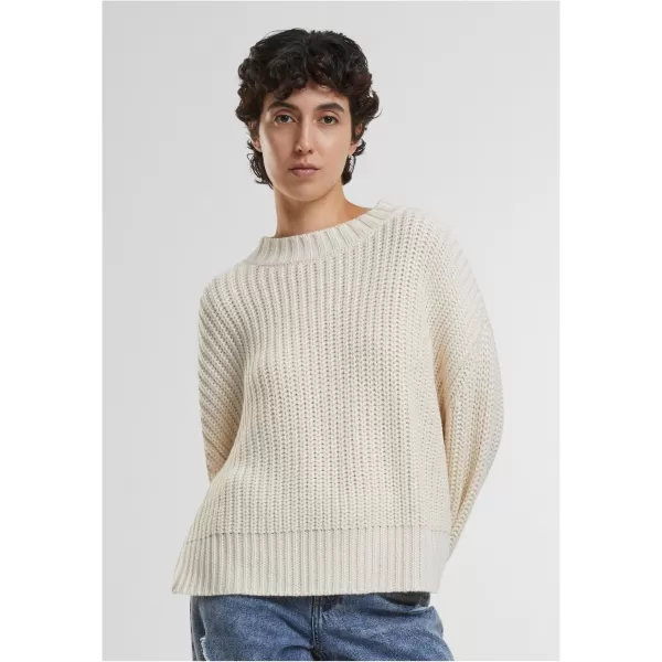  Pulover de dama URBAN CLASSICS TB7093 ALB/NISIP 